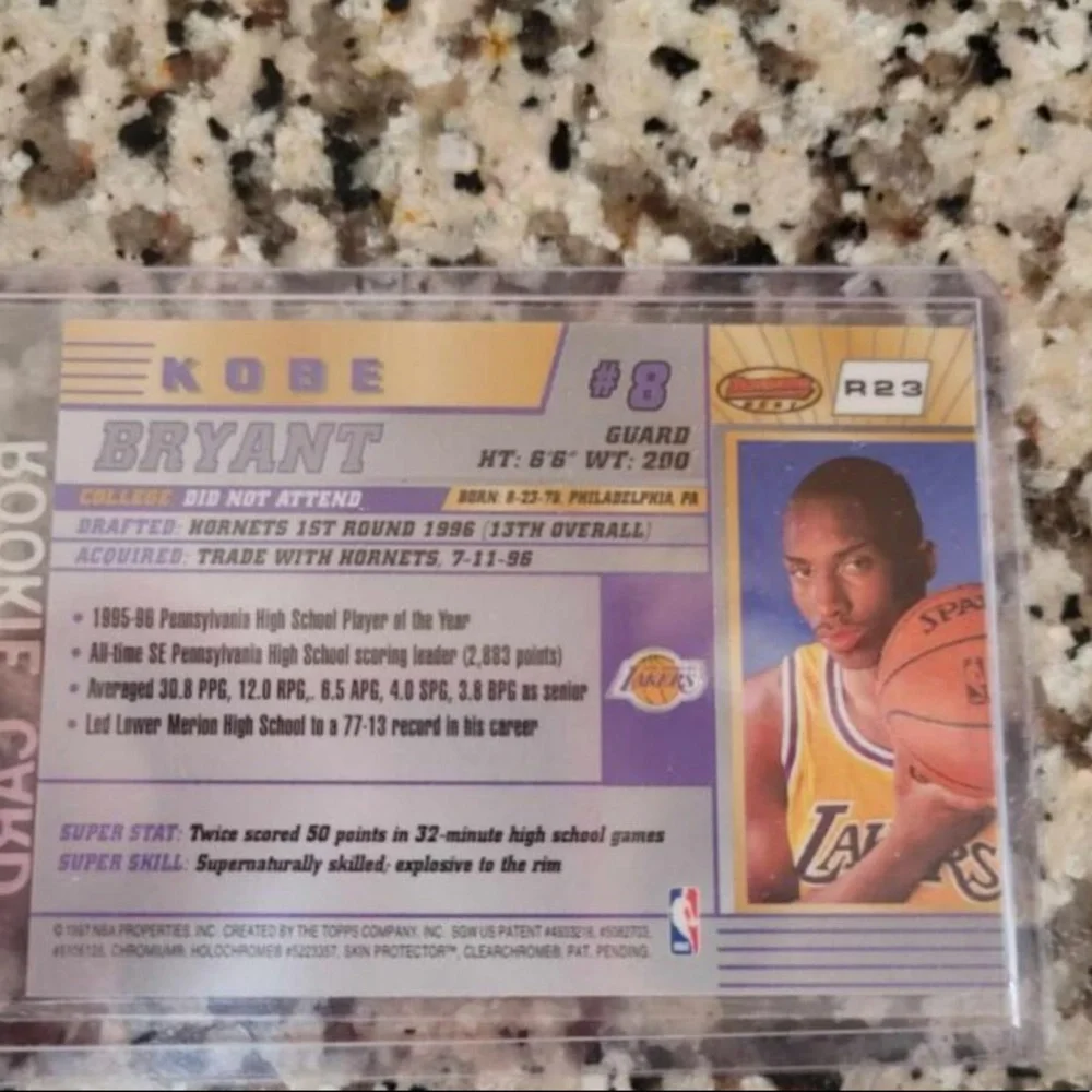 Kobe Bryant rookie cards & inserts - Picture 5 of 5
